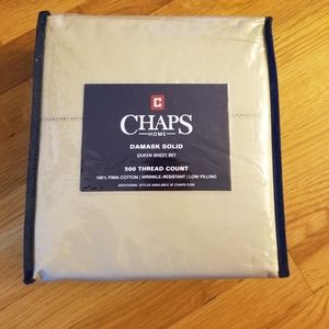 New! Chaps Queen Set of Sheets